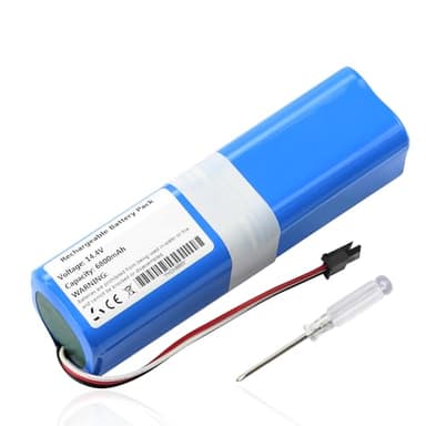 ANTIEE Robot Vacuum Batteria per Neabot Q11 Robotic Vacuum Cleaner Spare Parts 14.4V 6800mAh with Tools