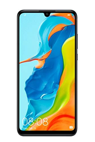 Huawei P30 Lite 128 GB 6.1" FHD Dewdrop Display Smartphone con 48MP AI Ultra-Wide Tripla Camera, 4GB RAM, Android 9.0 Sim-Free Telefono Cellulare, Dual Sim, Versione UK, Nero (rinnovato)