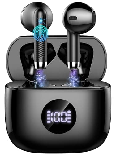 Cuffie Bluetooth Auricolari Bluetooth 5.4, Cuffie Wireless con 4 ENC Cancellazione Rumore Mic, Cuffie in Ear 40 Ore di Riproduzione, Cuffie Senza Filo HiFi Stereo IP7 Impermeabili per iOS & Android