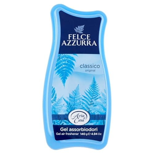 Felce Azzurra - Gel Assorbiodori Classico, Profumatore per Ambienti Piccoli, Armadio e Cassetti Assorbi Odori, Deodorante Ambiente dal Profumo Duraturo, Profumatore Ambiente Fresco, Profumatori 140gr