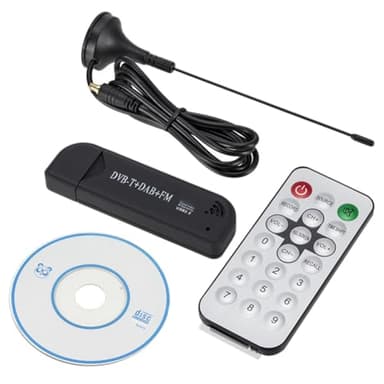 Hxhsgmeh Dongle Sintonizzatore TV Digitale USB2.0 FM SDR per Registrazione e Riproduzione In Tempo Reale, Resistente