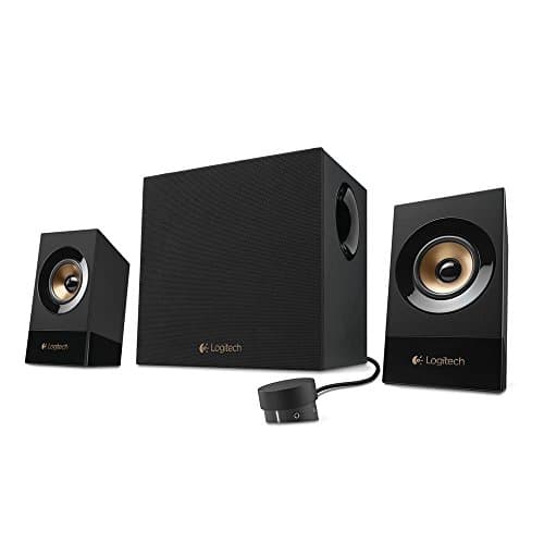 Logitech Z533 Sistema di Altoparlanti Multimediali 2.1 con Subwoofer, Suono e Bassi Potenti, Ingressi Audio 3,5 mm e RCA , Presa EU/IT, PC/PS4/Xbox/TV/Smartphone/Tablet/Lettore Musicale