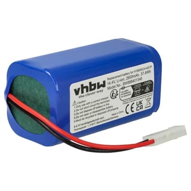 vhbw Batteria Compatibile con Bissell Dry Robotic Vacuum aspirapolvere Home Cleaner (2600mAh, 14,8V, Li-Ion)