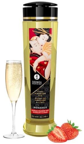 Shunga Massage Oil Strawberry Wine Storia/Sparkling 240 Ml - 257 g