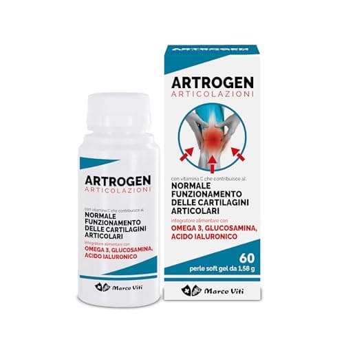 Marco Viti Artrogen Articolazioni Integratore Alimentare 60 Perle Soft gel, 98.4 grammo, 1