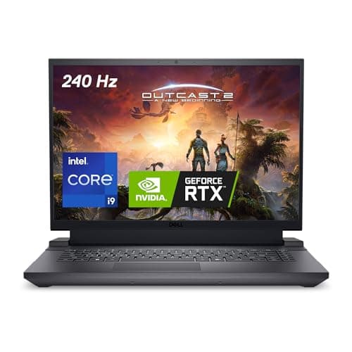 Dell G16 7630 16" QHD+ 240Hz Notebook per il gaming, Intel Core i9-13900HX, NVIDIA GeForce RTX 4070 8GB, 32GB RAM, 1TB SSD, Windows 11 Home, Tastiera retroilluminata RGB a 1 zona Stati Uniti
