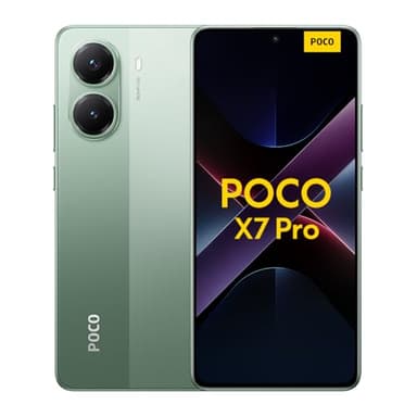 Xiaomi POCO X7 Pro (smartphone), 12+256GB, 50MP camera principale con OIS, batteria da 6.000mAh (typ) con ricarica HyperCharge da 90W, IP68, funzioni AI (caricabatterie non incluso), Verde