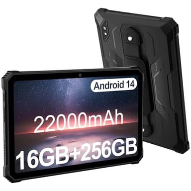 Blackview Active8 Pro Rugged Tablet,16GB(8GB + 8GB)RAM + 256GB ROM/TF 1TB Tablet Robusto, 2,4K FHD+ 10,36 pollici, batteria 33W 22000mAh Android 14, fotocamera 48MP con ArcSoft, Dual SIM 4GLTE/5GWiFi