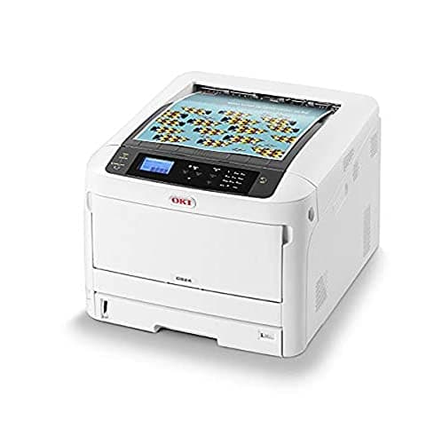 Oki C824dn Stampante con tecnologia LED, A3, a colori, fronte/retro, 26 pagine al minuto, NFC