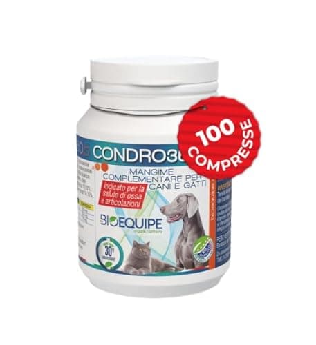 glucosamina condroitina Integratore per Articolazioni Cane Condroprotettore con premietti per cani 6 mesi di trattamento, Proteine - Supporto per Articolazioni, Cartilagini e Ossa - antifiammazioni