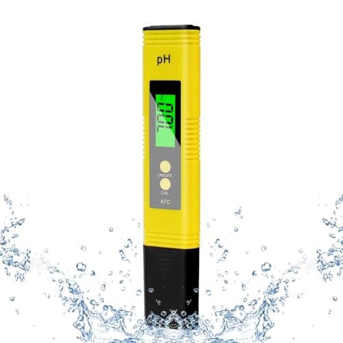 Flintronic PH Tester, Misuratore PH, Misuratore PH Digitale, Tester PH Acqua qualità, Misuratore della qualità dell'Acqua, Display LCD con Retroilluminazione Verde per Spa, Piscina