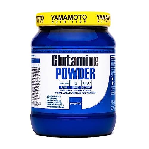 YAMAMOTO NUTRITION Glutamine POWDER integratore a base di purissima L-GLUTAMMINA in polvere 600 grammi