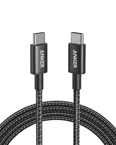 Anker Cavo USB C, 333 Cavo Type C, potenza di ricarica rapida adatta per iPhone 16, 16 Plus, 16 Pro, 16 Pro Max, MacBook Pro 2020, iPad Pro 2020, iPad Air 4, Galaxy S21, Pixel, Switch(1,8 m)