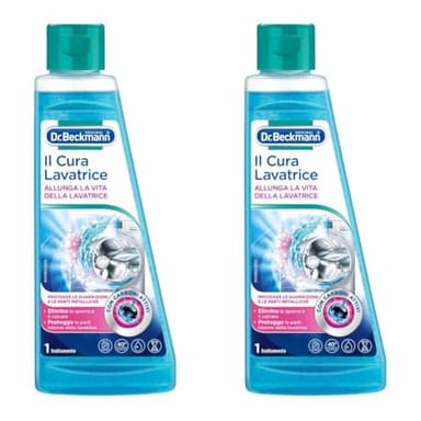 Dr. Beckmann Il Cura Lavatrice Prodotto Cura Lavatrice con Carboni Attivi, 250ml (Confezione da 2)