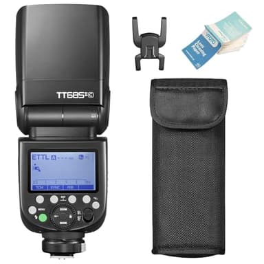 Godox TT685CII TT685II-C Speedlite E-TTL Flash Camera 2,4G HSS High Speed 1 / 8000s GN60 Competibile per Canon EOS 5D Mark III 5D Mark II 6D 7D 60D 50D 40D 30D 650D 600D 550D 500D 450D 400D 1100D