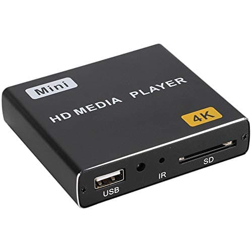 Lettore video musicale 4K HDMI, lettore multimediale digitale USB Full-HD, lettore multimediale universale per Android, lettore universale portatile multifunzione(UE)