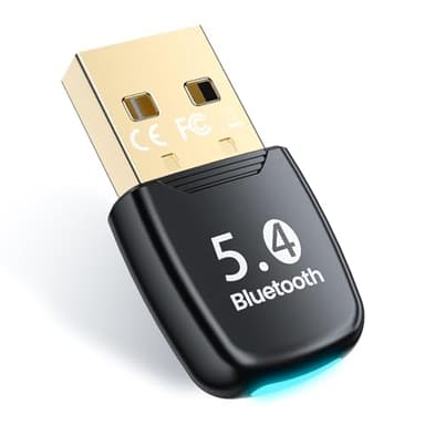 NEUTYPECHIC Adattatore Bluetooth per PC, Bluetooth USB 5.4 per Laptop/Tastiera/Mouse/Tablet/Cuffie/Telefono, Chiavetta Bluetooth per Windows 8.1/10/11, Collega e Usa, Collega 7 Dispositivi