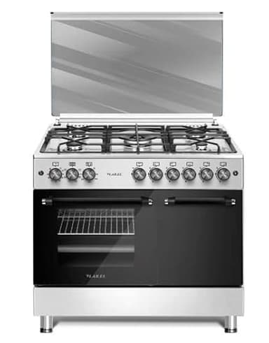 Cucina da 90x60 Lar.El forno a GAS con vano porta bombola 5 fuochi acc. elettrica