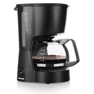 Tristar Macchina da Caffè, Capacità 6 Tazze, 600W, Funzione Mantieni Caldo, Spegnimento Automatico, Filtro Permanente, Sistema Antigoccia, Compatta e Portatile, Facile da Pulire, CM-1246