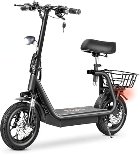 TiMeirea Monopattino Elettrico Adulti, 48V 11AH Scooter Elettrico Monopattino Elettrico Adulto Ruote Grandi 12 pollici, M5 Pro