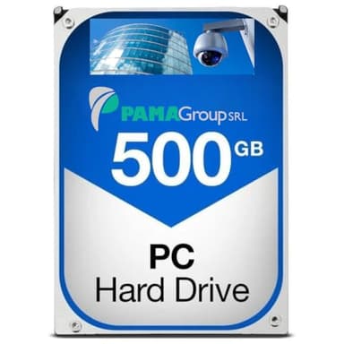 PAMA GROUP Disco rigido SATA meccanico da 500GB, 3,5 pollici, per PC desktop e sistemi di sorveglianza CCTV (Ricondizionato)