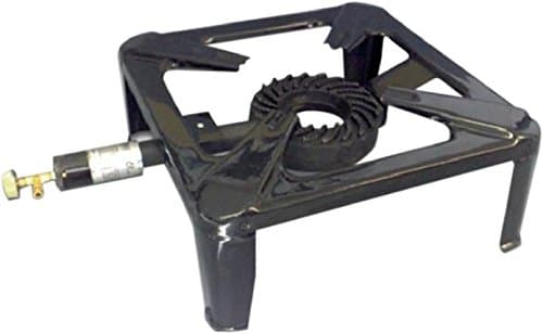 Fornellone a Gas GPL 4 piedi Papillon - Bruciatore in ghisa - Fornello a GPL - 30x30 centimetri