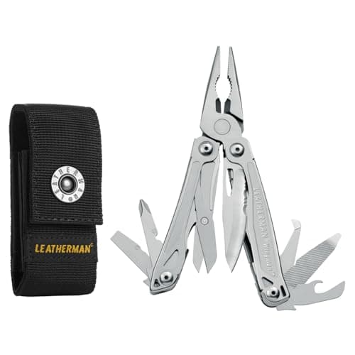 Leatherman Multi-Tools Large WINGMAN Utensile multifunzione, richiudibile, 14 attrezzi in uno, fodero in nylon incluso, in confezione Box
