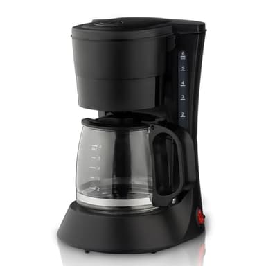 Irishom Macchina per caffè elettrica Macchina per caffè Americano con caffettiera da 600 ml/20,3 Once Macchina per caffè Espresso 600 W Caffettiera riscaldante