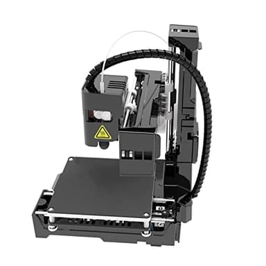 Tonysa Mini Stampante 3D per Principianti, Stampante 3D Fai-da-Te Portatile 4x4x4 Pollici Assemblaggio Rapido, Volume di Stampa di Riscaldamento Uniforme Ad Alta Precisione di