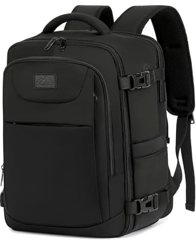 Zaino Ryanair 40x20x25-Zaino da Viaggio-Bagaglio a Mano Aereo Piccolo Borsa da Cabina 20L per Uomo e Donna da Viaggio Lavoro Trekking Scuola,14 Pollici Zaino Porta PC Nero