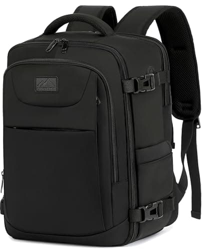 Zaino Ryanair 40x20x25-Zaino da Viaggio-Bagaglio a Mano Aereo Piccolo Borsa da Cabina 20L per Uomo e Donna da Viaggio Lavoro Trekking Scuola,14 Pollici Zaino Porta PC Nero