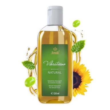 Vibratissimo “Natural” 250ml: olio da massaggio per un piacere
