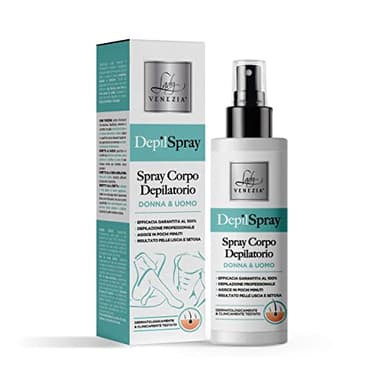 LADY VENEZIA DepilSpray - Spray Corpo Depilatorio Donna & Uomo - 100 ml