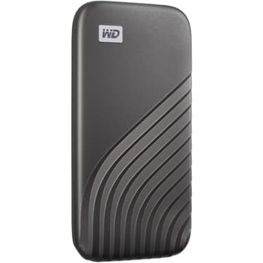 WD My Passport SSD, 4TB SSD Esterno, SSD portatile con tecnologia NVMe, USB-C, con velocità di lettura fino a 1050 MB/s, 1000 MBs in scrittura, funziona con PC, Xbox e Playstation, Grigio