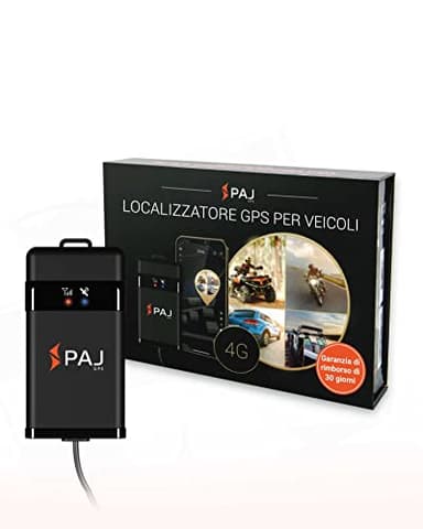 PAJ GPS - VEHICLE Finder 2.0 – Localizzatore GPS per Moto, Auto e Altri Veicoli, Collegamento Diretto alla Batteria, Monitoraggio in Tempo Reale e Memoria di 365 Giorni Tramite App