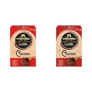 PERUGINA Cacao Amaro in Polvere 250 g (Confezione da 2)