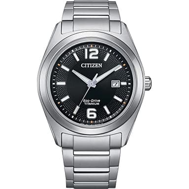 Citizen Orologio Analogo Eco-Drive Uomini con Cinturino in Titanio AW1641-81E
