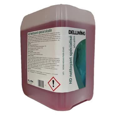 DELLWING HD detergente speciale alcalino 5L - concentrato di detergente ad ultrasuoni premium per la pulizia di parti di automobili come carburatori, testate cilindri