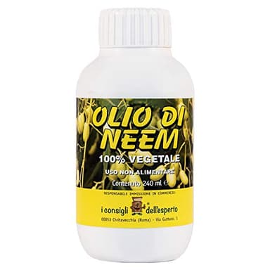 I Consigli dell'Esperto - Olio Di Neem 240ml - Repellente Naturale per Piante Contro Insetti e Parassiti Nocivi - Puro e spremuto a freddo