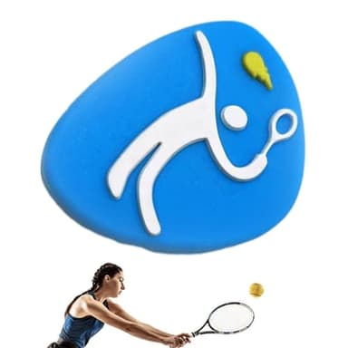 Ammortizzatore antivibrazioni da tennis, protezione in silicone per racchetta da tennis, ammortizzatore decorativo per racchette, protezione articolare