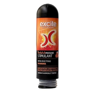 Excite, lubrificante intimo e gel riscaldante per massaggi 2 in 1, vegano e dermatologicamente testato, 200ml