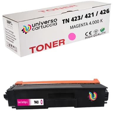 UniversoCartuccia® toner Compatibile In sostituzione di Brother TN-423 TN421 MFC-L8690CDW MFC-L8900CDW HL-L8260CDW HL-L8360CDW DCP-L8410CDW (MAGENTA)