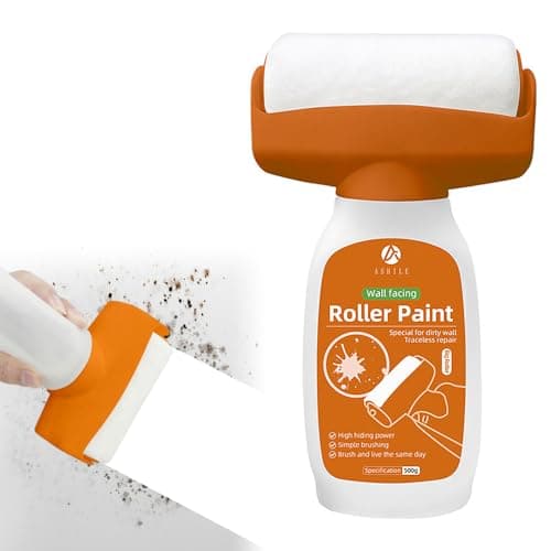 Dhqkqg Rullo Bianco Per Ritocchi Muro,500g Rullo per Pittura Vernice Bianca per Riparazioni Murali,Piccolo Rullo per la riparazione della parete Rullo di Pasta per Rimuovere Macchie Da Parete Graffiti