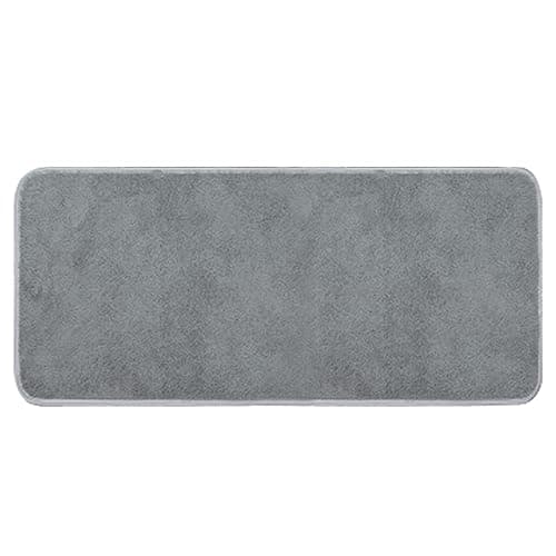 OLIVO.shop | TEKNOS Tappeto magico assorbi acqua, Zerbino asciugapasso super assorbente, Tappeto ingresso casa interno GRIGIO (50x110 cm)