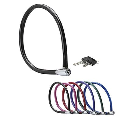 MASTER LOCK Lucchetto Bici [Chiaivi] [55 cm Cavo] [Esterno] [Colore Casuale] 8630-F - Ideale per Proteggere Bicicletta, Skateboard, Passeggino, Falciatore, Attrezzature Sportive