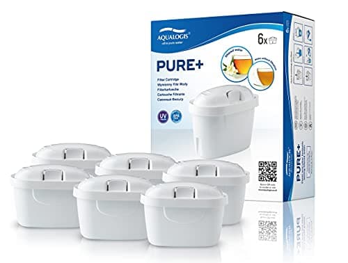 Aqualogis Cartucce Filtranti Compatible per Brita Maxtra Maxtra+ con Caraffa Filtrante (6 pezzi)