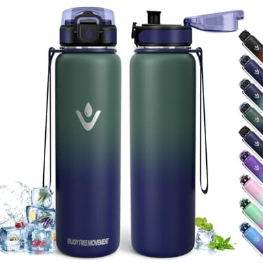 Borraccia Termica, 500ml Senza BPA, Bottiglia Termica, Isolamento a Doppia Parete, Borraccia Termica Bambini, Borraccia, Acciaio Inossidabile 18/8, Borraccia Acciaio Inox per Sport, Scuola, Ufficio