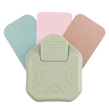 Vaessen Creative 3 in 1 Perforatrice per Arrotonda Angoli, Fustellatrice per Carta, per Progetti Fai da Te, Scrapbooking, Diy e Creazione di Biglietti, Menta, 4-7-10 Mm