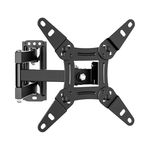 GRIFEMA GB1008-2 Supporto TV Parete per 13-43”, Staffa TV Muro Girevole Inclinabile Estensibile Universale, Fino a 20 kg, Max VESA 200x200mm Porta TV da Parete