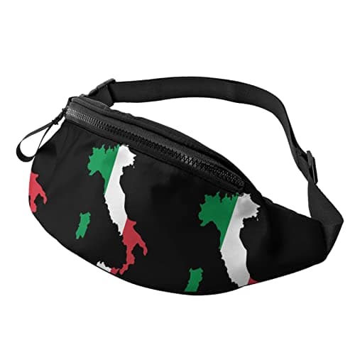 Marsupi Italia Italia Mappa italiana Borsa da viaggio da donna con cerniera